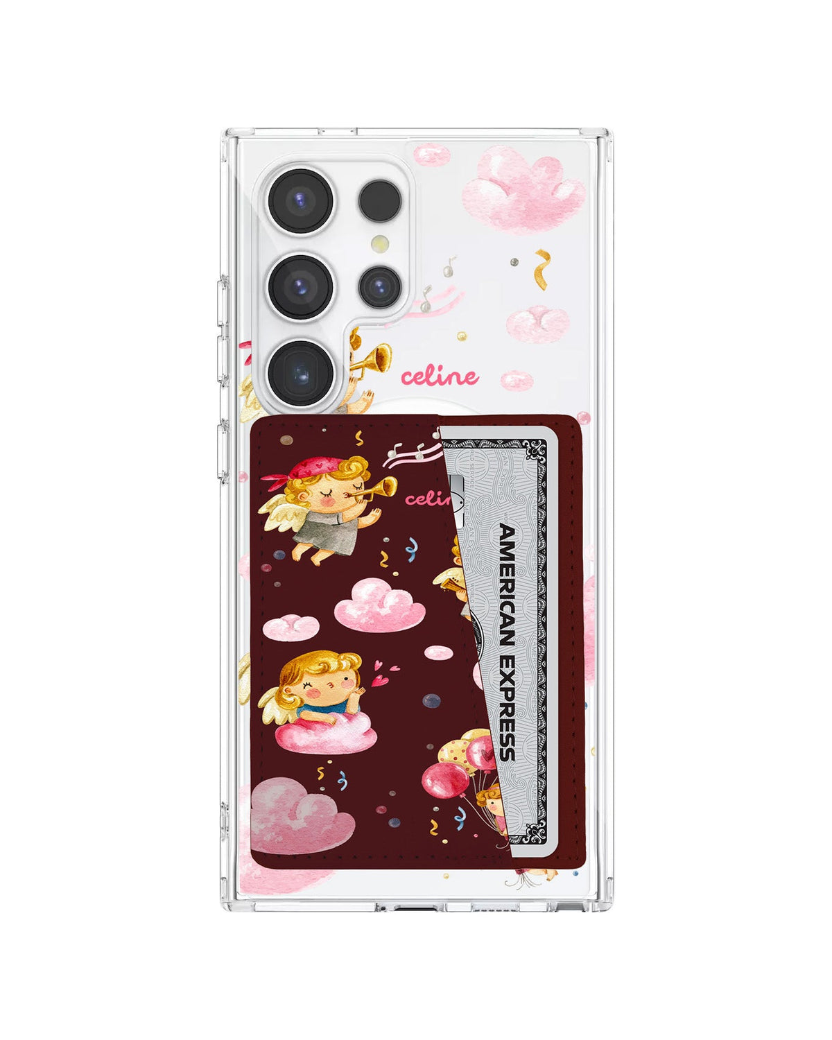 Android Leather Wallet Case - Cupit In Love