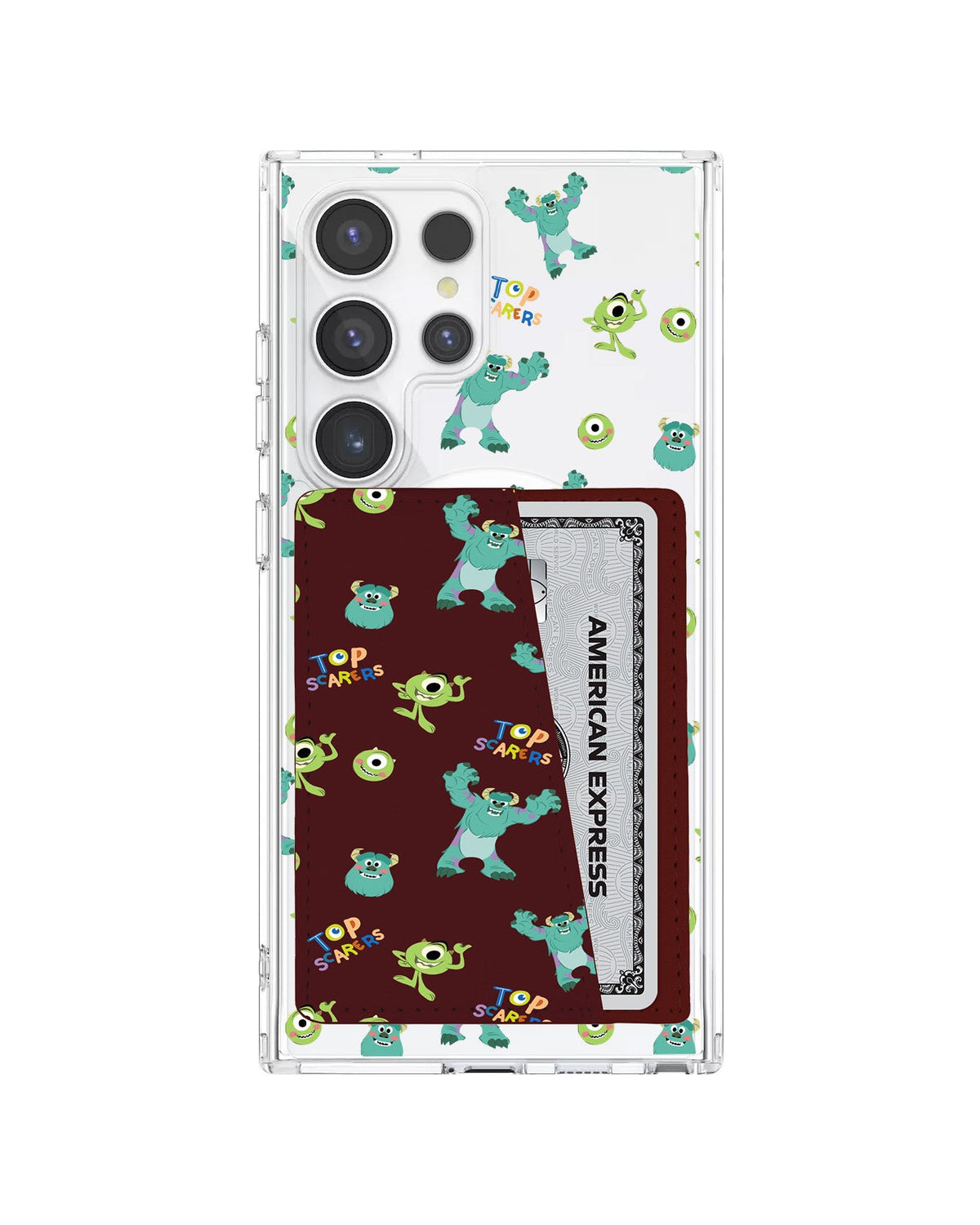 Android Leather Wallet Case - Monser Top Scarers
