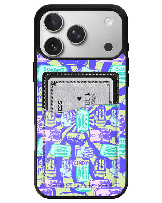 iPhone Phone Wallet Case - Sardines