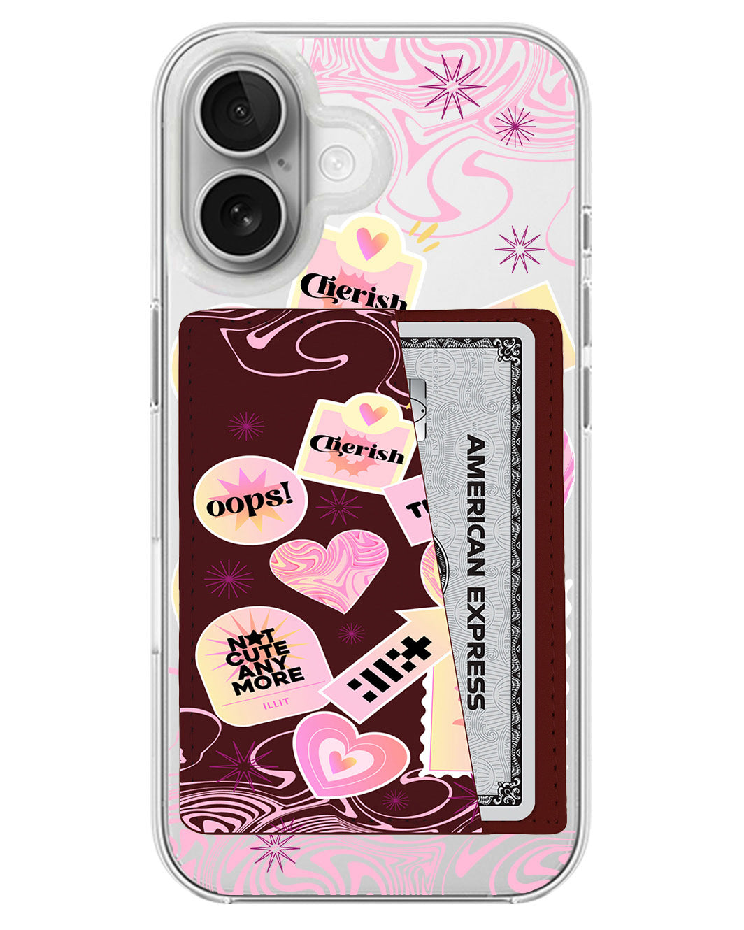 iPhone Leather Wallet Case - Illit