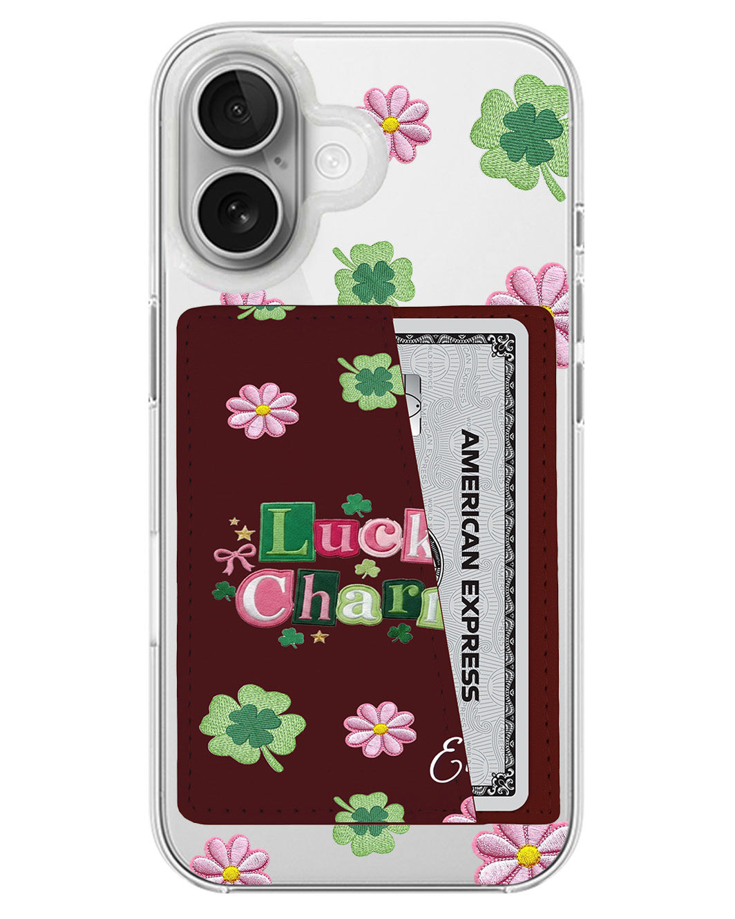 iPhone Leather Wallet Case - Lucky Charms