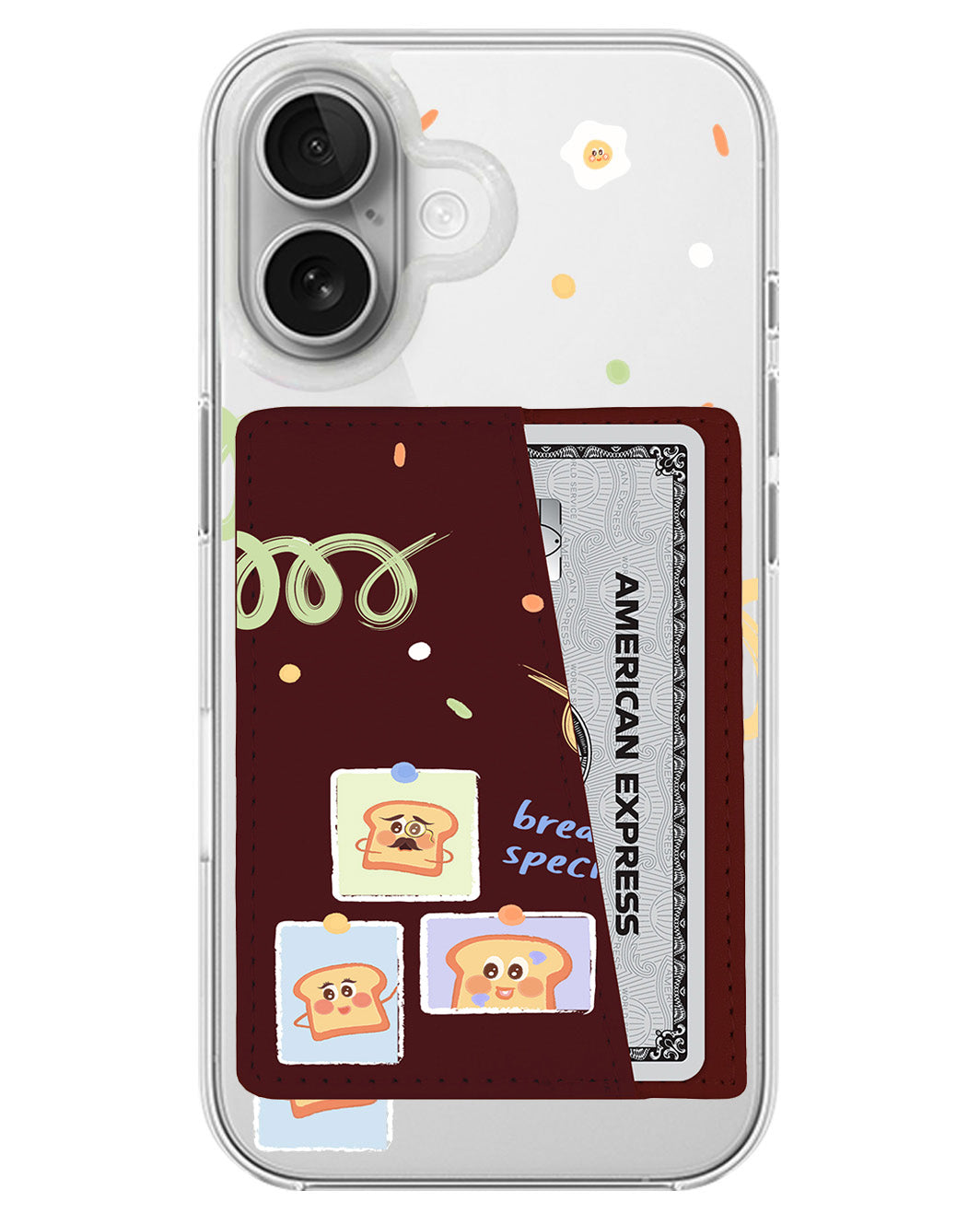 iPhone Leather Wallet Case - Mrs. Eggsy