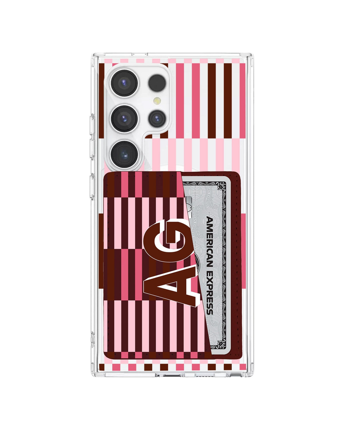 Android Leather Wallet Case - Strawberry Mocha