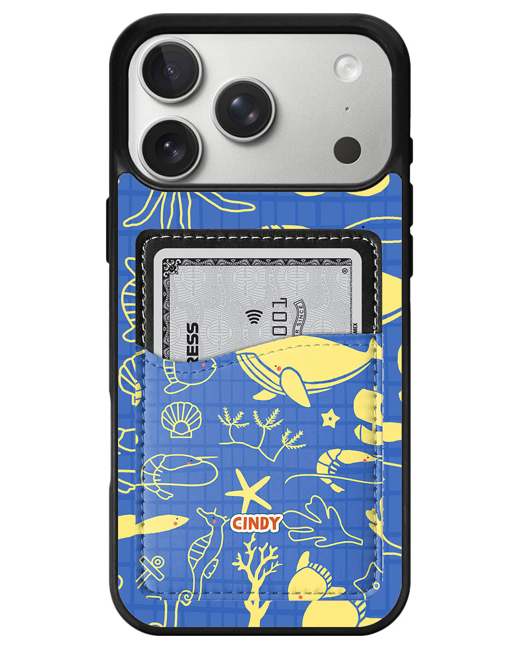 iPhone Phone Wallet Case - Sea Creatures 2.0