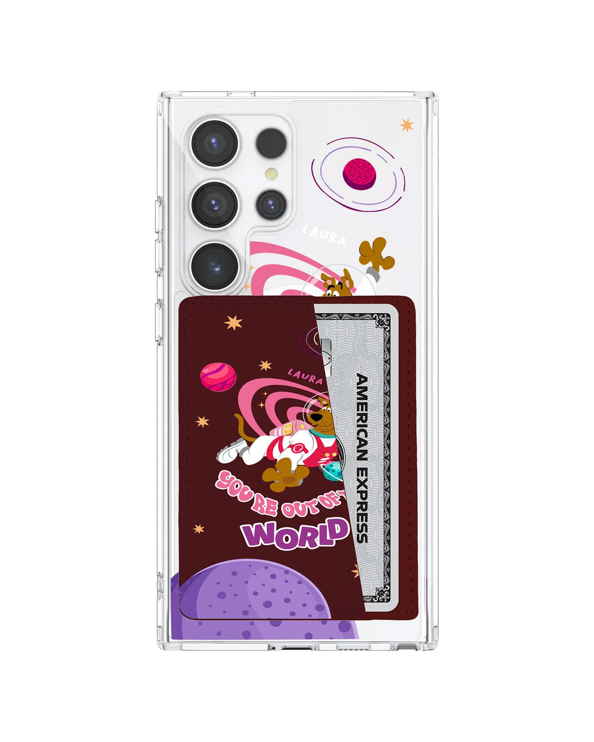 Android Leather Wallet Case - Scooby Out Of World