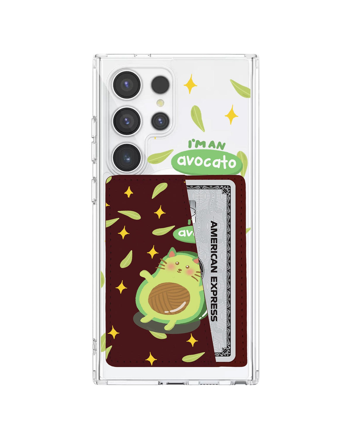 Android Leather Wallet Case - Avo