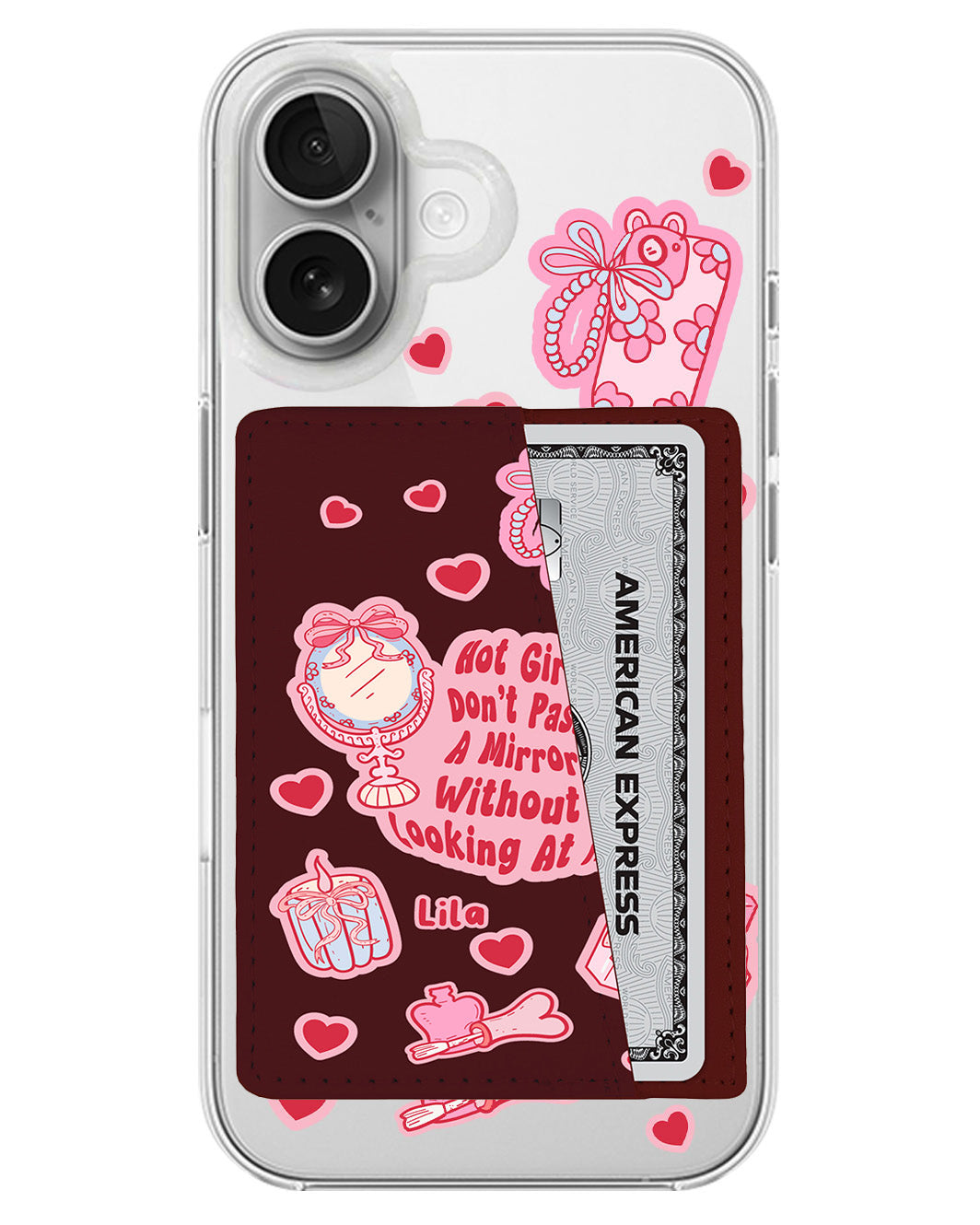 iPhone Leather Wallet Case - Self Confidence