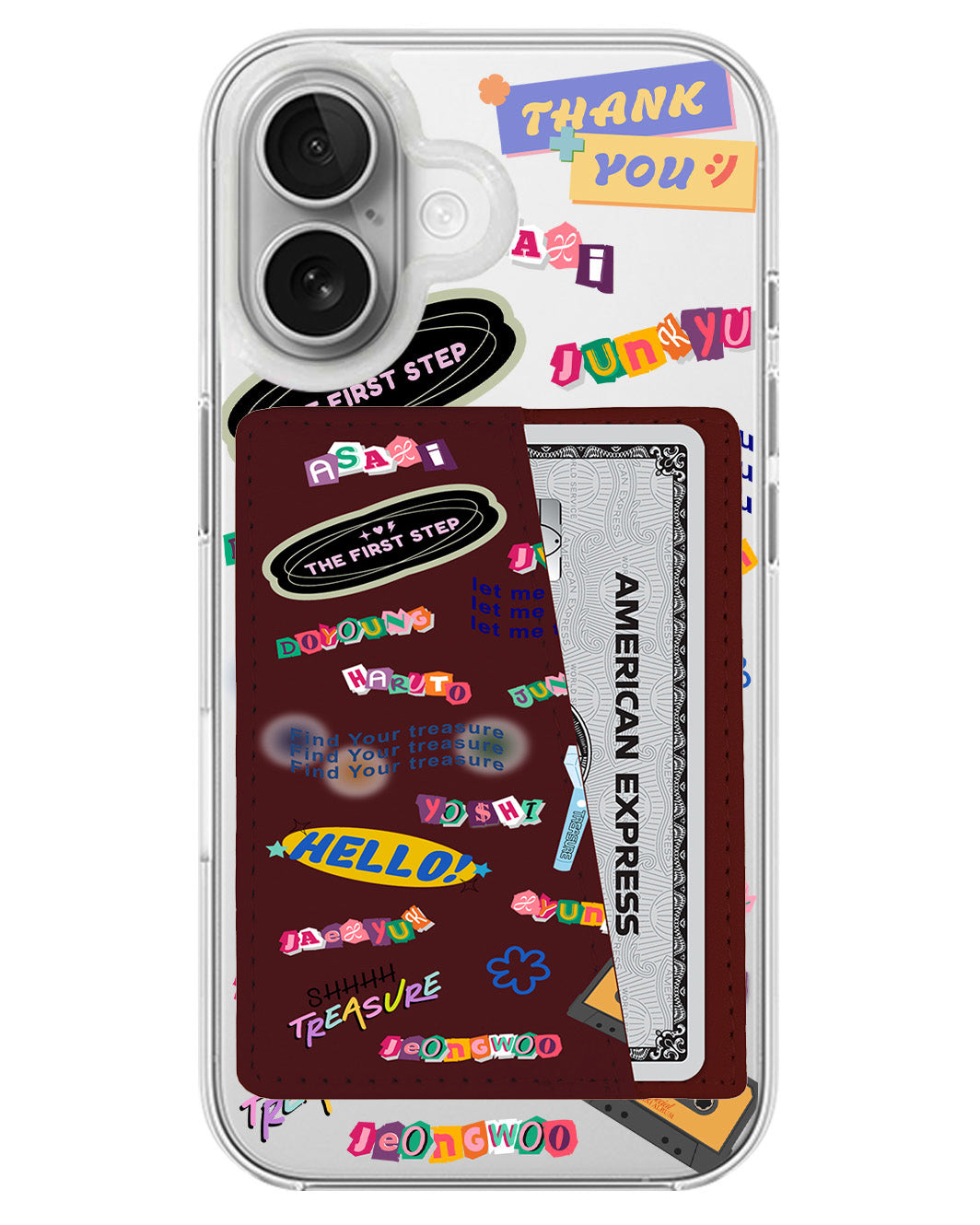 iPhone Leather Wallet Case - Treasure 1