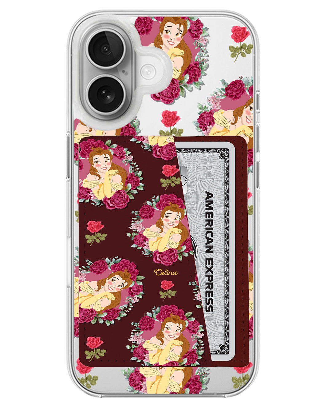 iPhone Leather Wallet Case - Belle