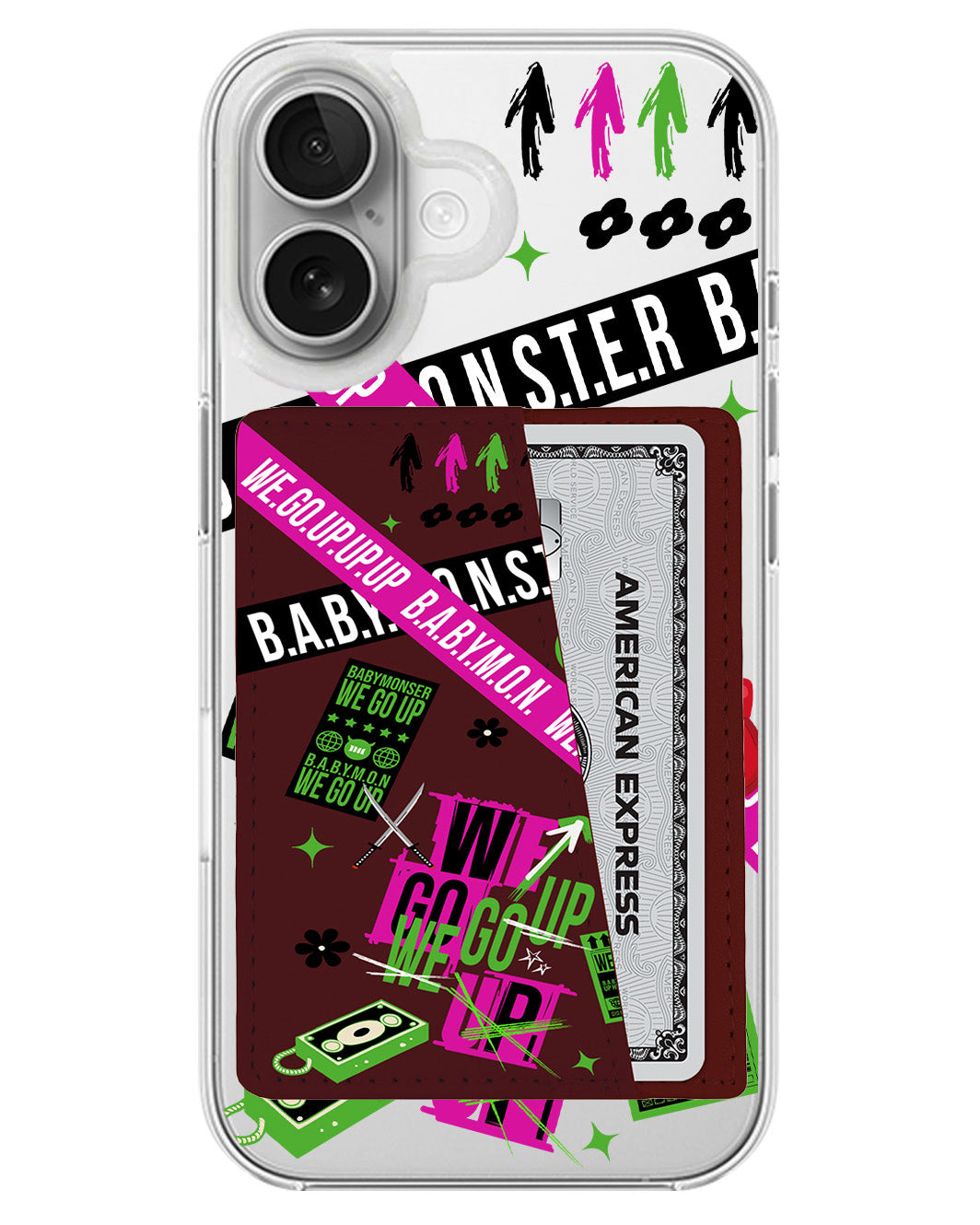 iPhone Leather Wallet Case - Babymon 5