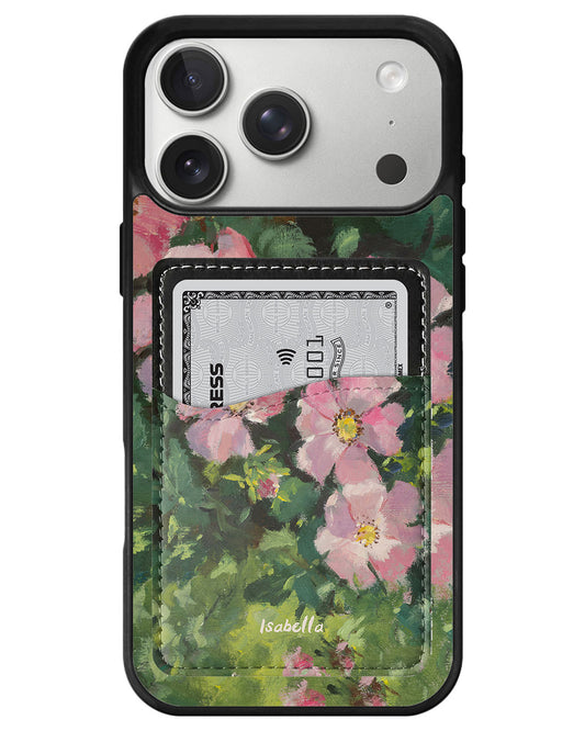 iPhone Phone Wallet Case - Painted Petals