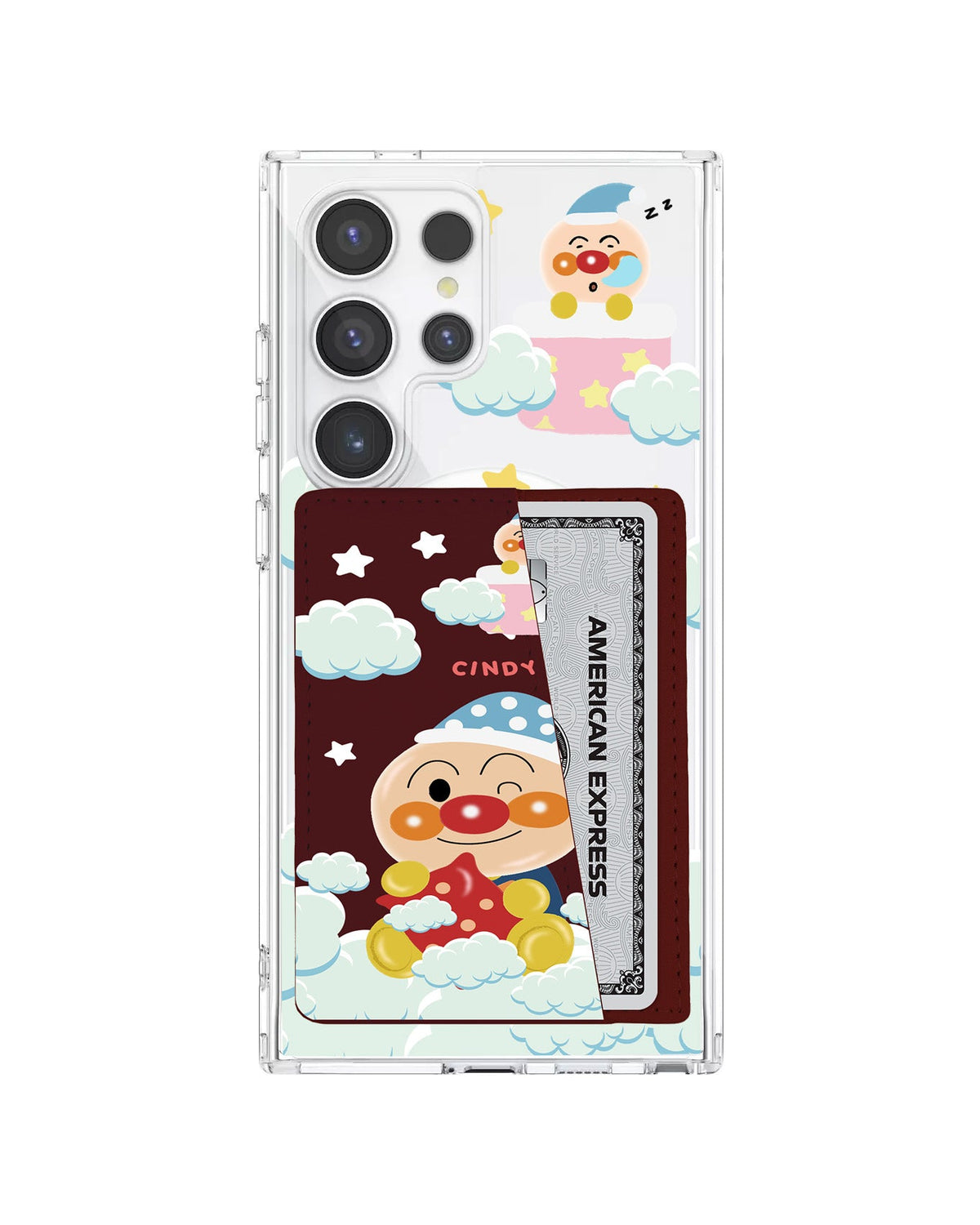 Android Leather Wallet Case - Dreaming Anpanman