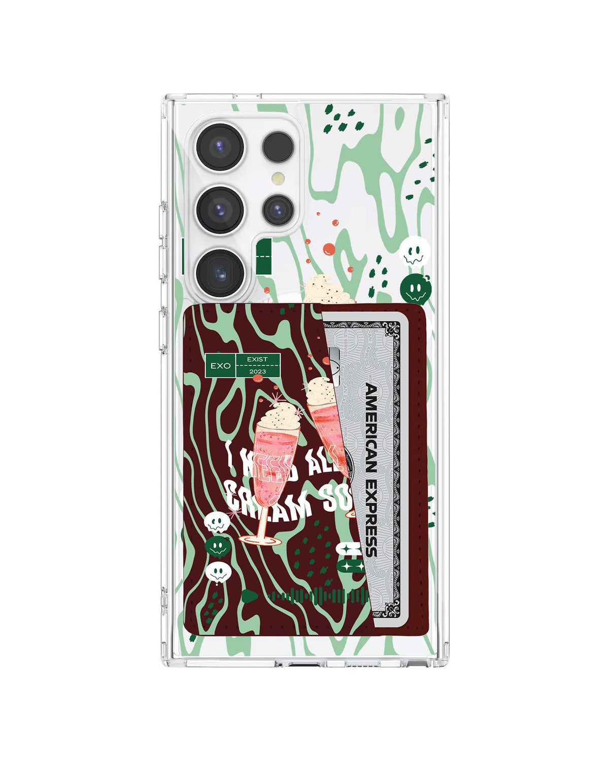 Android Leather Wallet Case - EXO 1