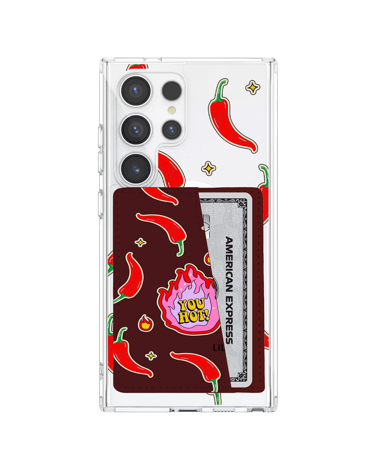 Android Leather Wallet Case - Too Hot To Handle