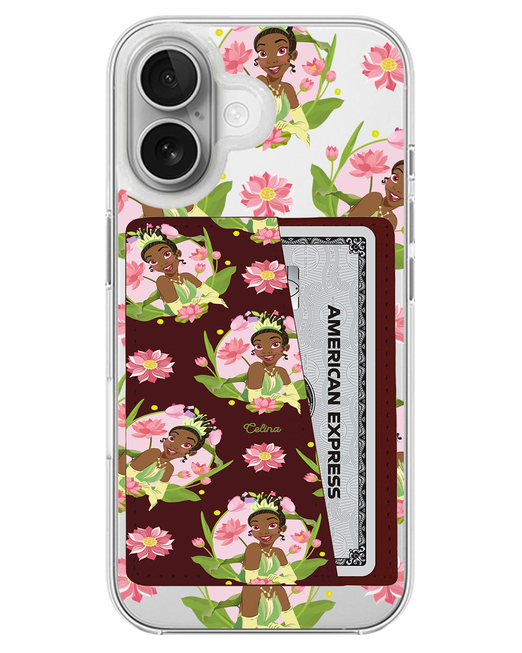 iPhone Leather Wallet Case - Tiana