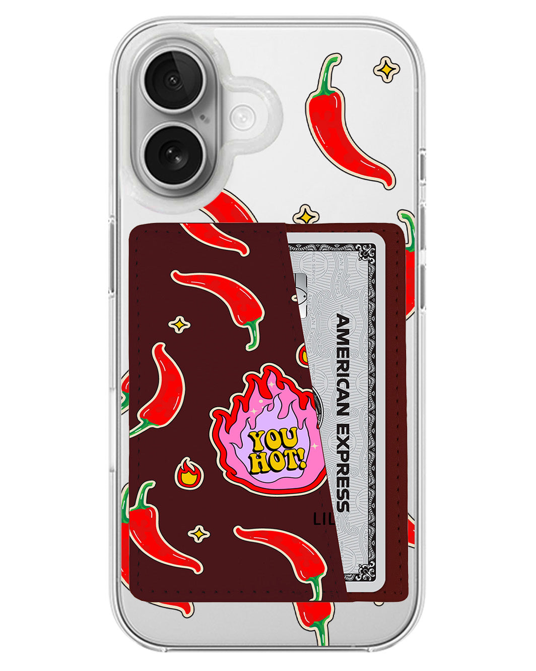 iPhone Leather Wallet Case - Too Hot To Handle