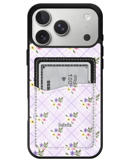 iPhone Phone Wallet Case - Cottage bloom