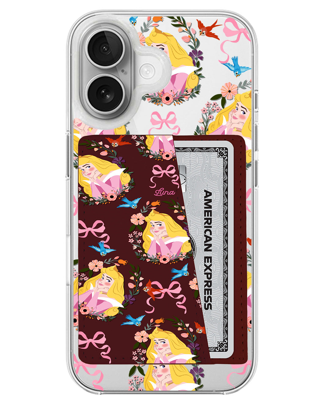 iPhone Leather Wallet Case - Aurora