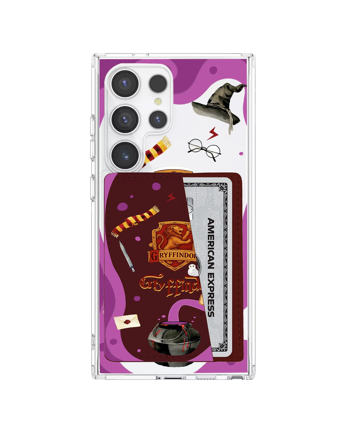 Android Leather Wallet Case - Gryffindor