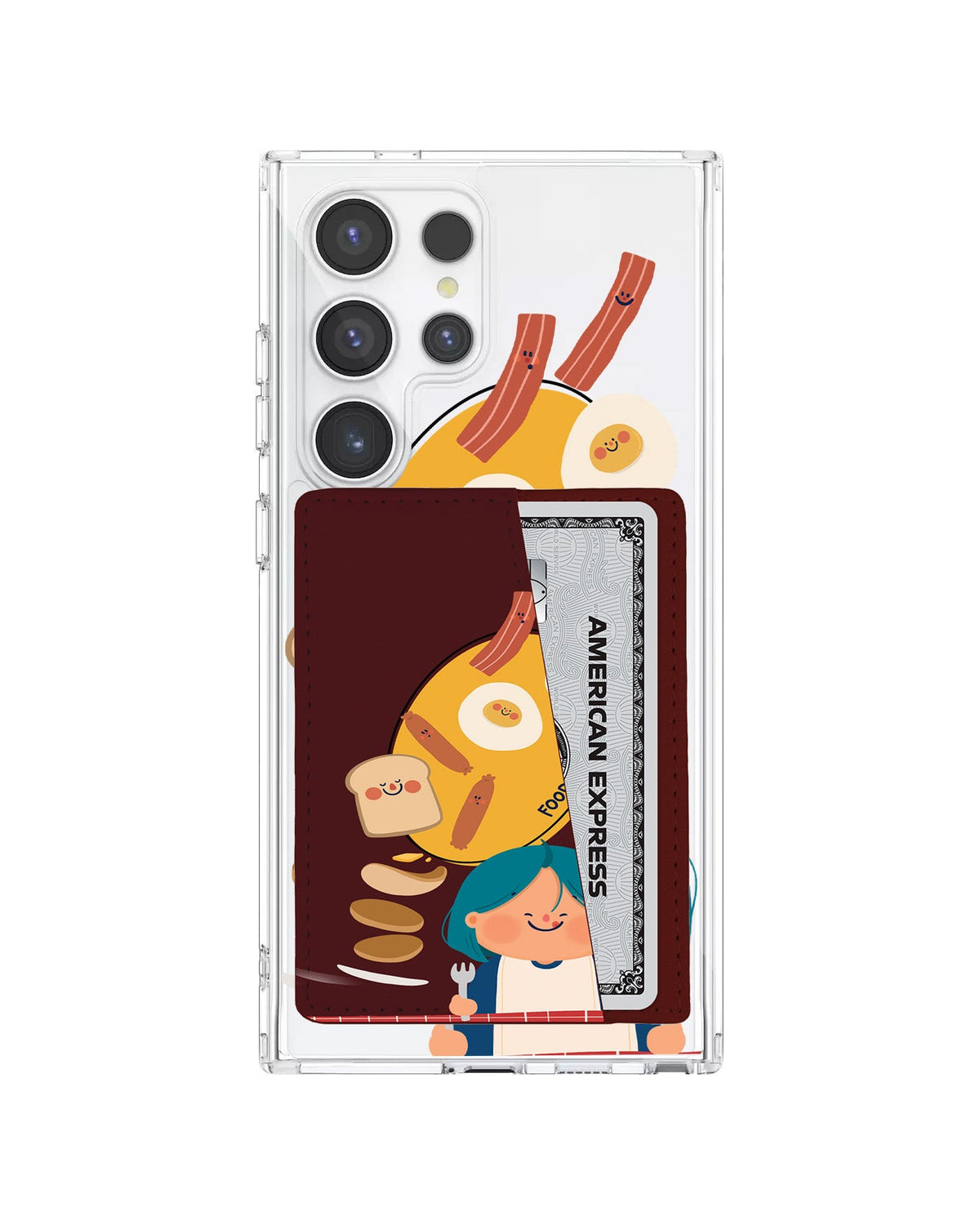 Android Leather Wallet Case - Food First