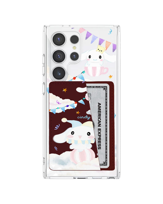 Android Leather Wallet Case - Cinnamoroll Circus