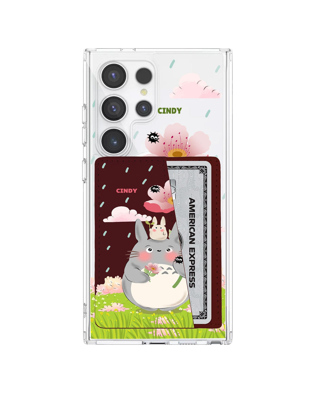 Android Leather Wallet Case - Totoro 2