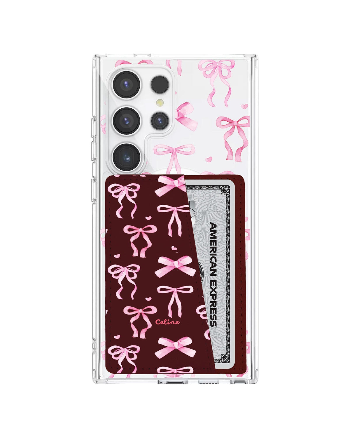 Android Leather Wallet Case - Love Coquette