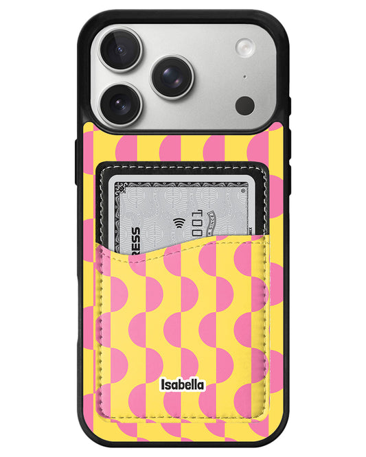 iPhone Phone Wallet Case - Sunset mosaic