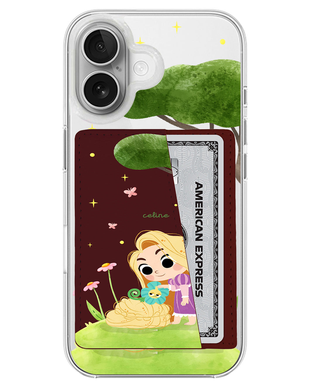 iPhone Leather Wallet Case - Rapunzel's Pet