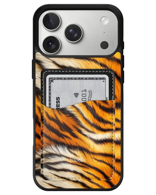 iPhone Phone Wallet Case - Jungle fire