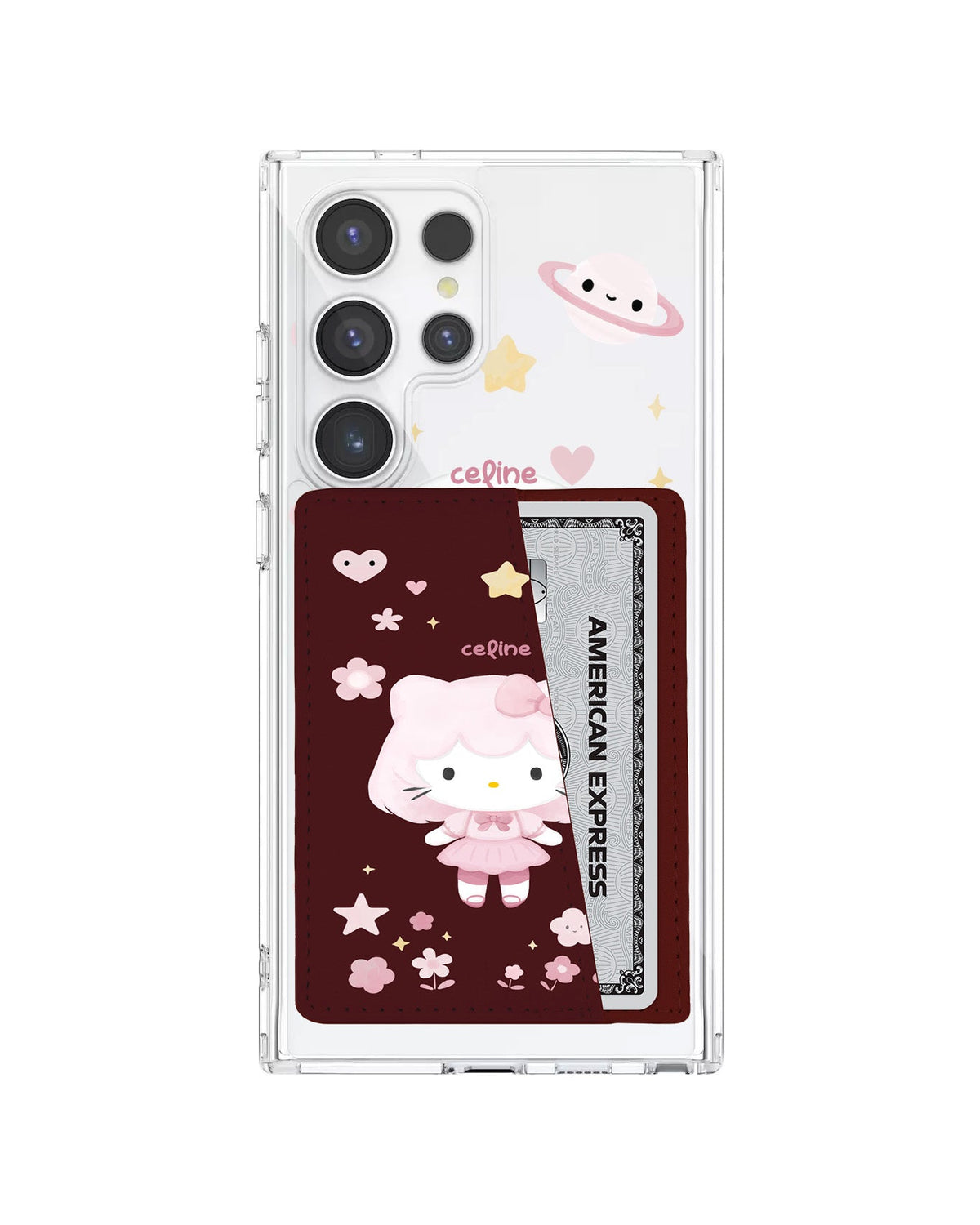 Android Leather Wallet Case - Hello Kitty
