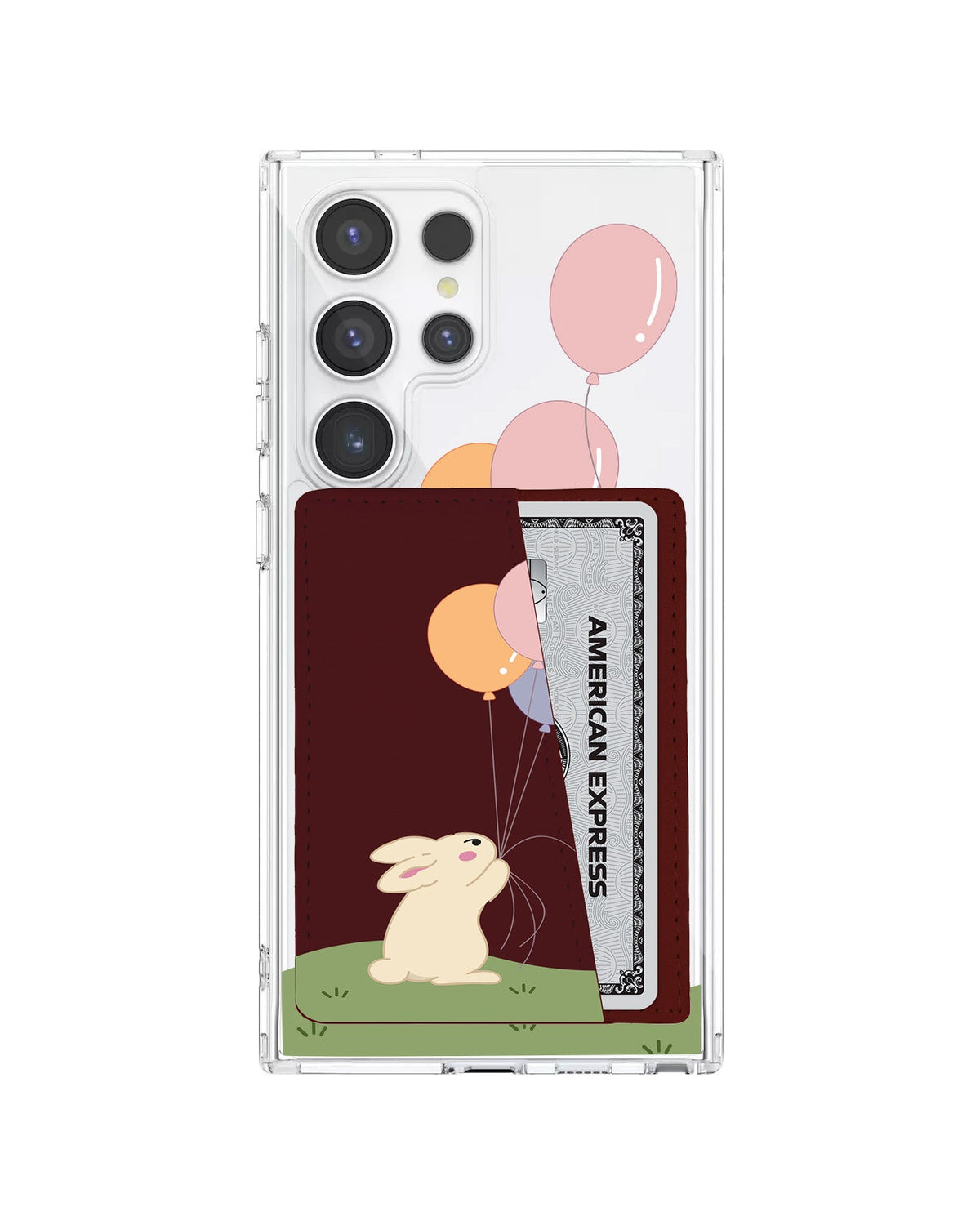 Android Leather Wallet Case - Bunny