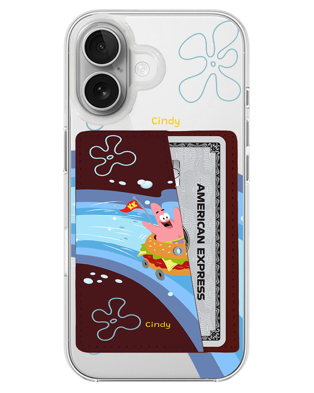 iPhone Leather Wallet Case - Spongebob Tour