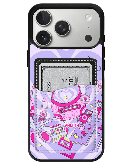 iPhone Phone Wallet Case - Retro Princess