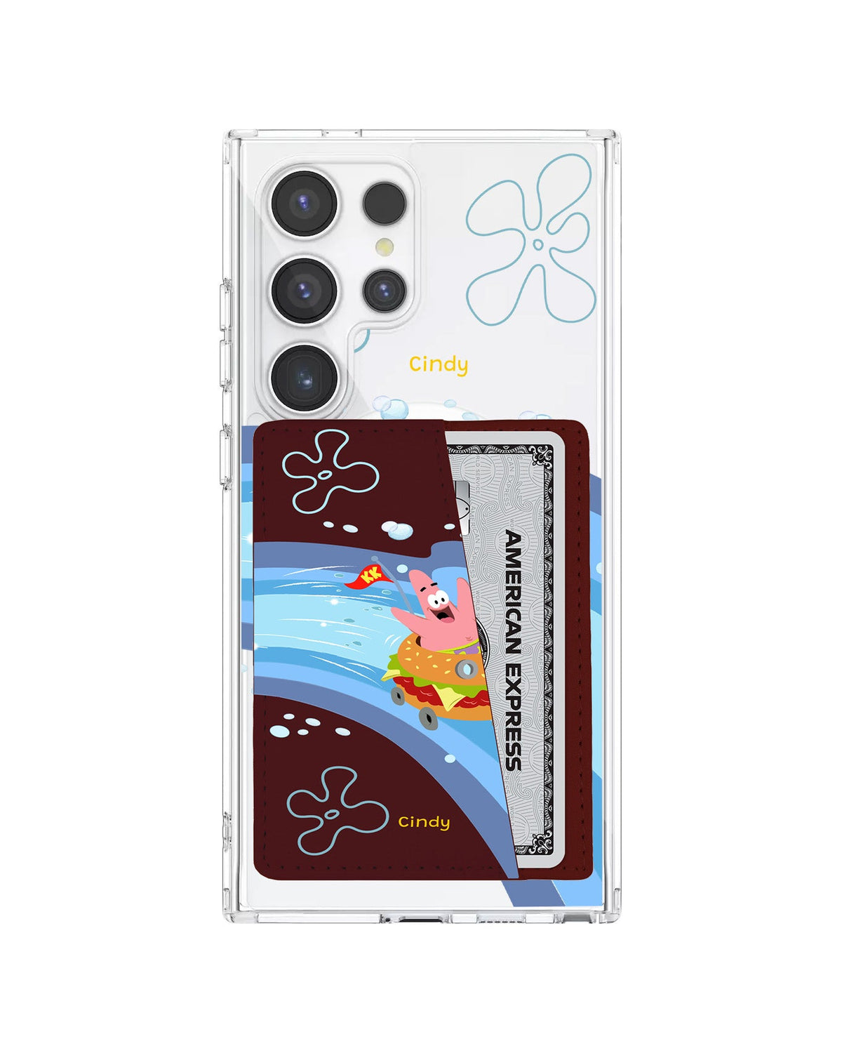 Android Leather Wallet Case - Spongebob Tour