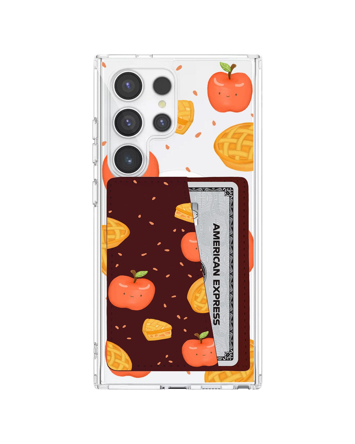 Android Leather Wallet Case - Apple Pie