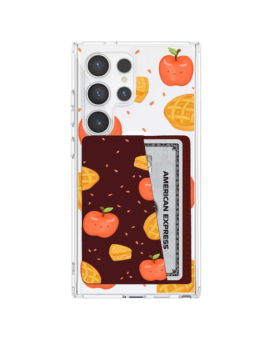 Android Leather Wallet Case - Apple Pie