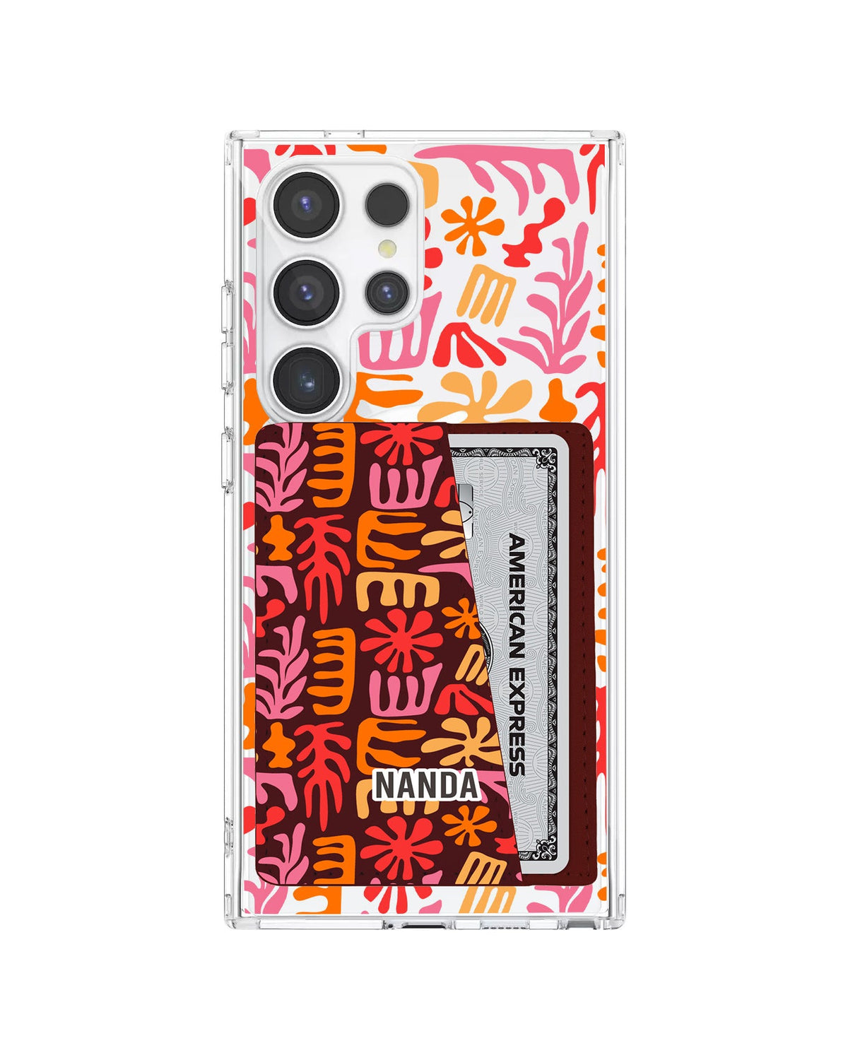 Android Leather Wallet Case - Floral Fiesta