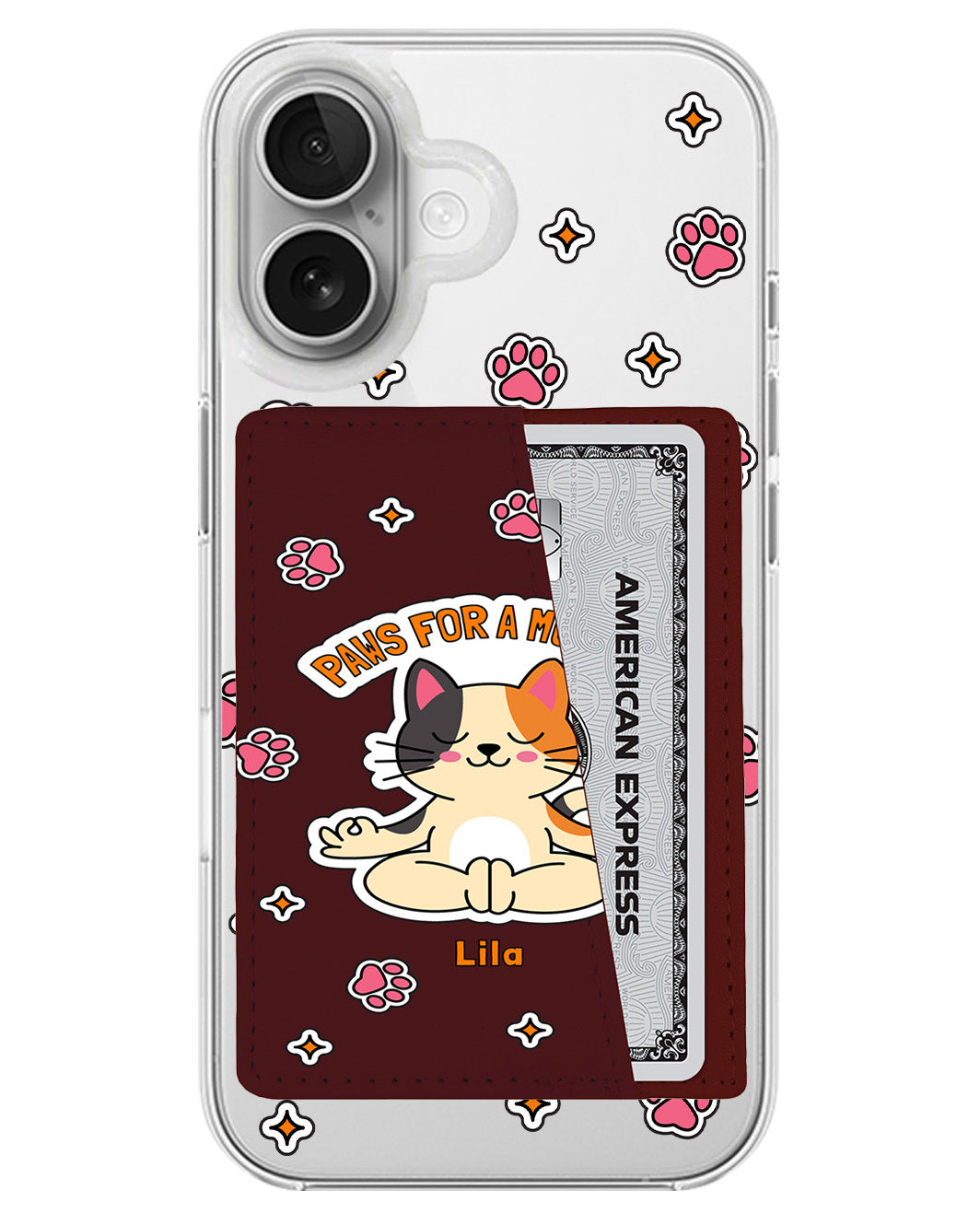 iPhone Leather Wallet Case - Zen & Purrs