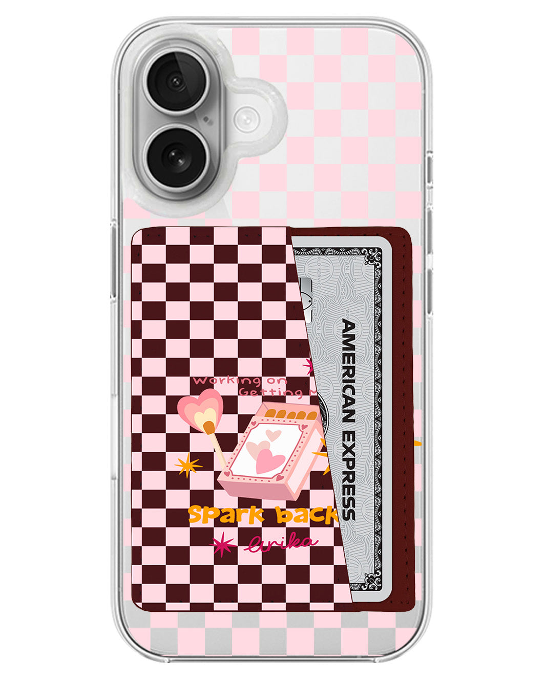 iPhone Leather Wallet Case - Inner Spark