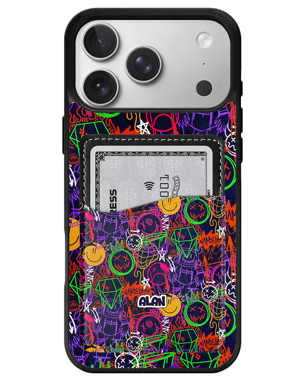 iPhone Phone Wallet Case - Scribbles