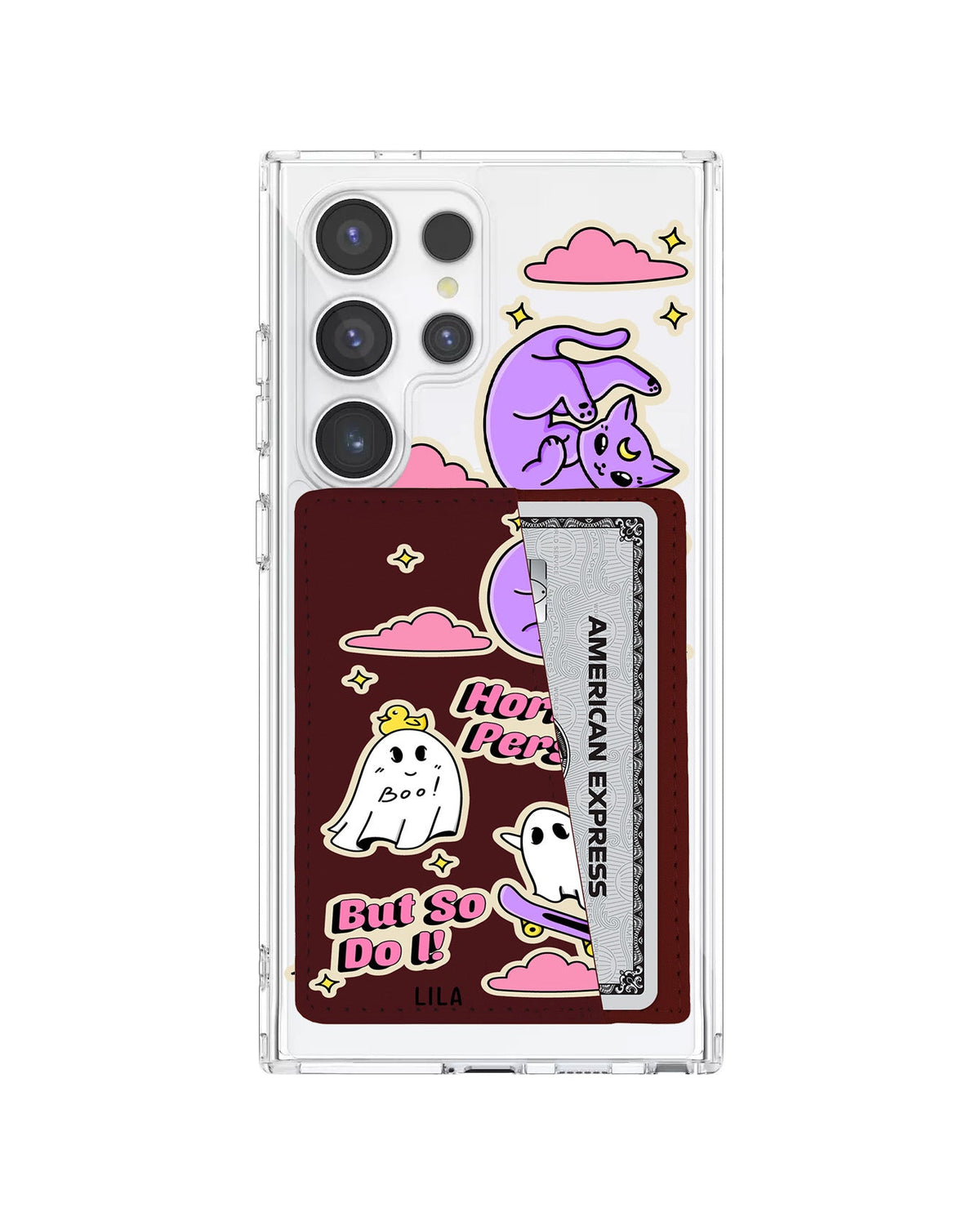 Android Leather Wallet Case - Adorably Haunted