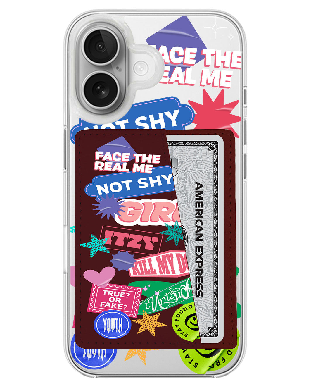 iPhone Leather Wallet Case - Itzy 2
