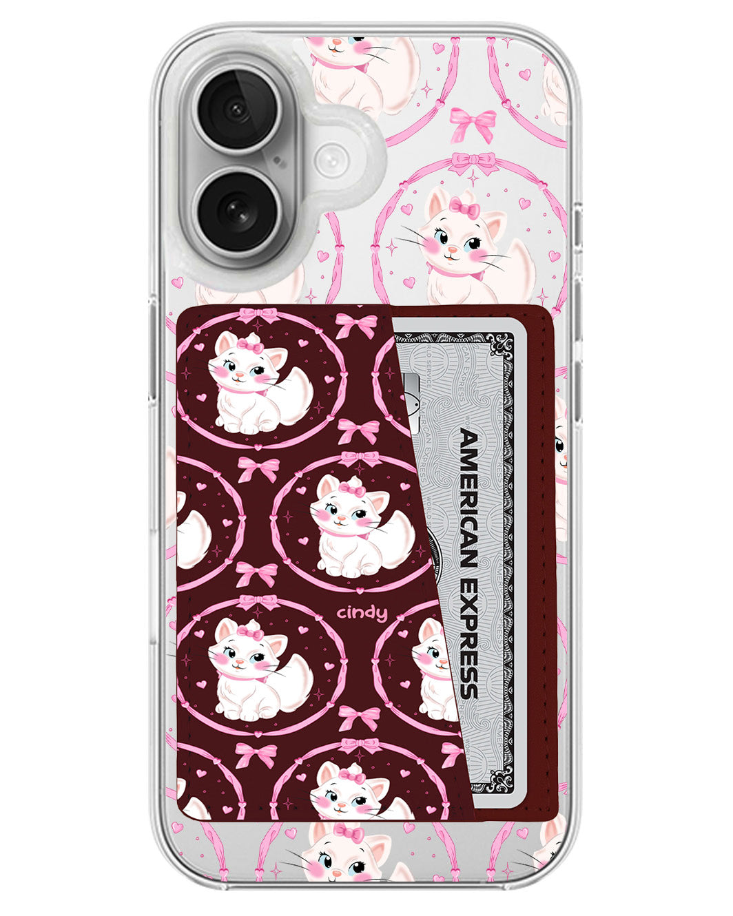 iPhone Leather Wallet Case - Marrie Pattern