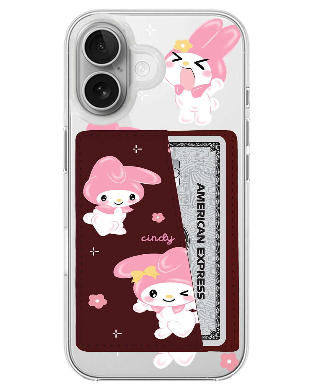 iPhone Leather Wallet Case - My Melody 2