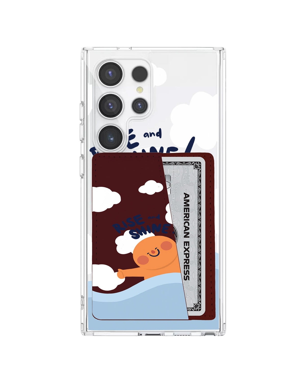 Android Leather Wallet Case - Rise And Shine