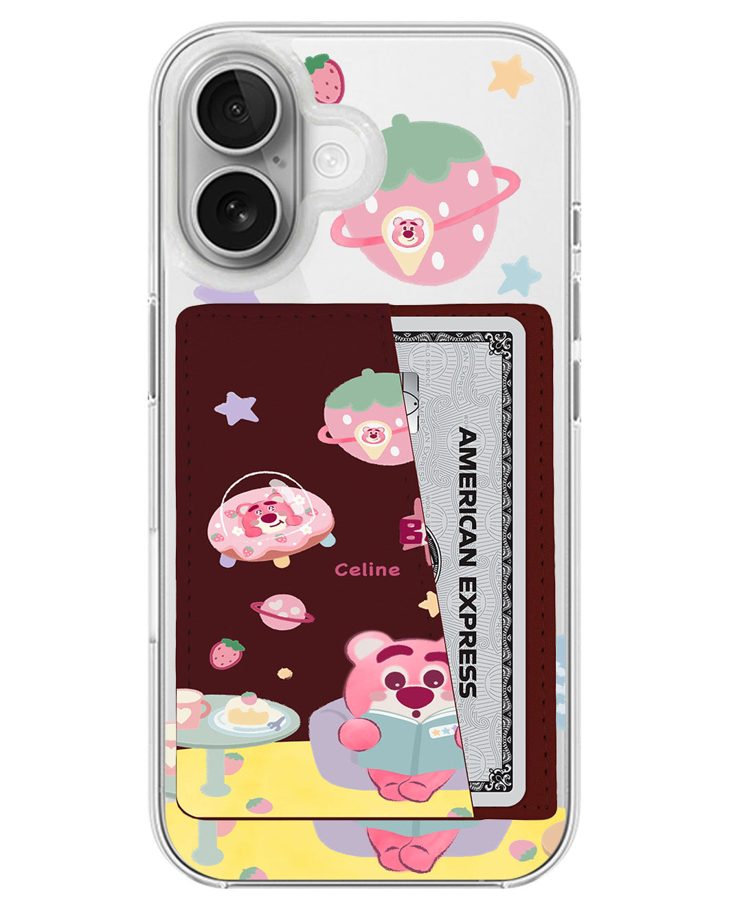 iPhone Leather Wallet Case - Lotso