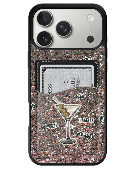 iPhone Phone Wallet Case - Sip Shine Sparkle