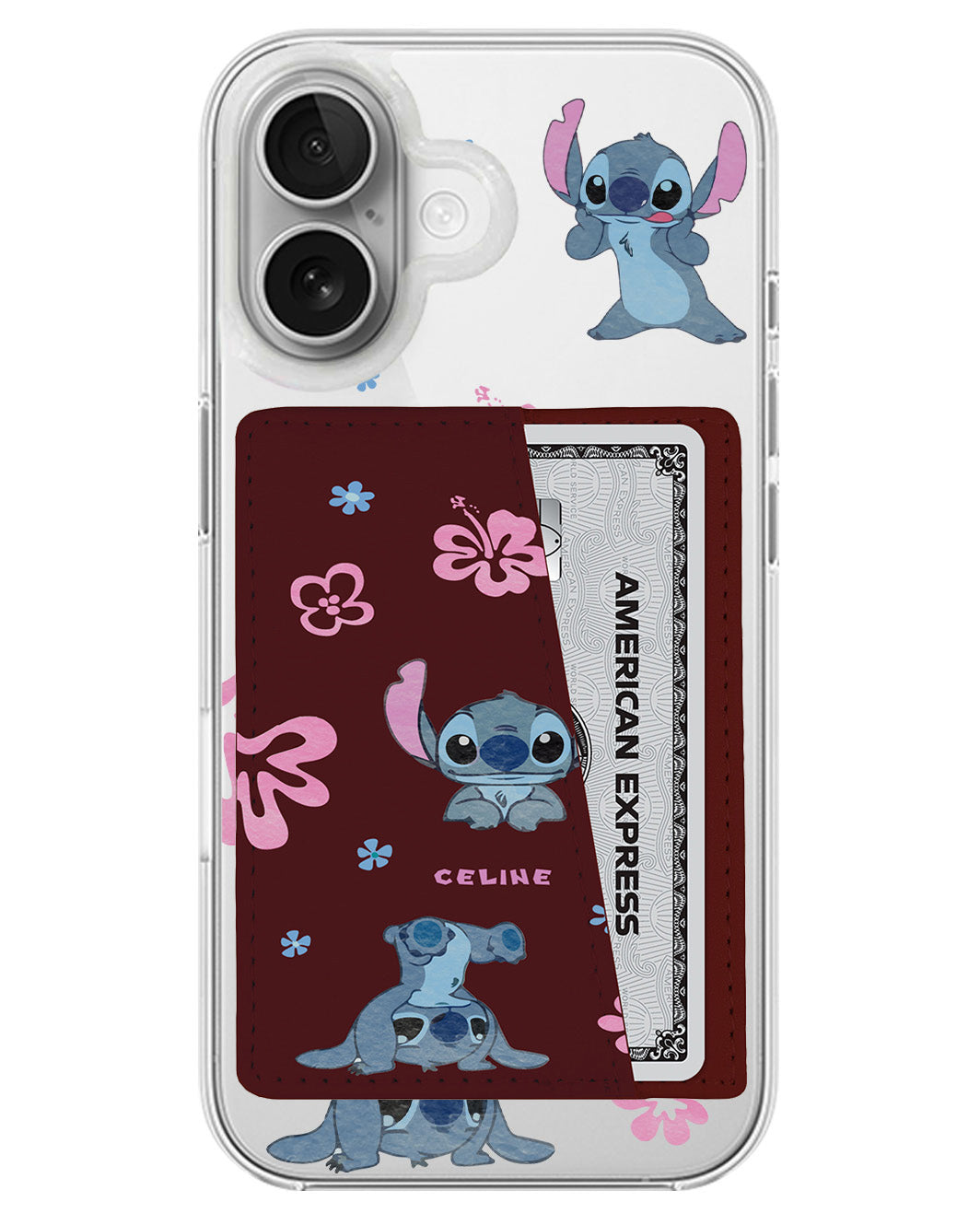 iPhone Leather Wallet Case - Stitch 1