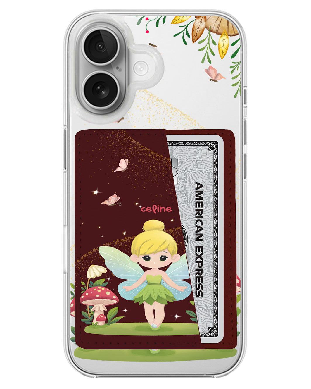 iPhone Leather Wallet Case - Fairy